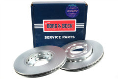 Borg & Beck - BRAKE DISC PAIR - BBD4369 - Fits: Skoda/VW Fabia/Polo 02-
