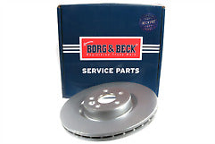 Borg & Beck - BRAKE DISC SINGLE - BBD5960S - Fits: Volvo S80,V70 01/08-