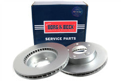 Borg & Beck - BRAKE DISC PAIR - BBD5189 - Fits: Ssangyong Rodius 2.7XDi 05/05-