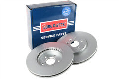 Borg & Beck - BRAKE DISC PAIR - BBD5314 - Fits: GM Mokka 01/13-