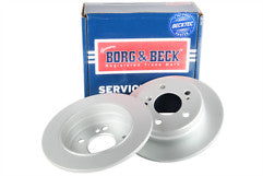 Borg & Beck - BRAKE DISC PAIR - BBD4872 - Fits: Merc.201,124 series 83-