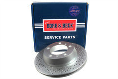 Borg & Beck - BRAKE DISC SINGLE - BBD6032S - Fits: Porsche Boxster 2.7 04-09