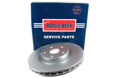 Borg & Beck - BRAKE DISC SINGLE - BBD5833S - Fits: Subaru Impreza 2.0 T WRX 01-