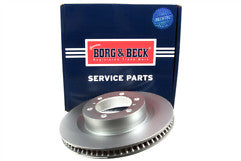Borg & Beck - BRAKE DISC SINGLE - BBD5942S - Fits: Toyota L'Cruiser 3.0DT 11/09-