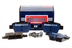 Borg & Beck - REAR BRAKE PADS - BBP1718 - Fits: Fiat Stilo 1.2-1.9JTD 01-