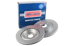 Borg & Beck - BRAKE DISC PAIR - BBD5471 - Fits: Jaguar F-PACE 2.0D, 3.0 09/15-
