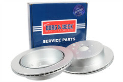 Borg & Beck - BRAKE DISC PAIR - BBD5412 - Fits: Toyota GT86 2.0i 04/12-