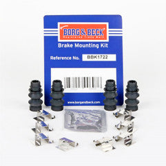Borg & Beck - FITTING KIT - PADS - BBK1722 - Fits: 308 II, 3008 09/13-