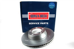 Borg & Beck - BRAKE DISC SINGLE - BBD6161S - Fits: Porsche Panamera(970) 05/11-16