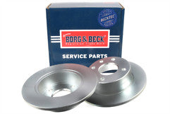 Borg & Beck - BRAKE DISC PAIR - BBD4886 - Fits: Ford Escort, Orion 1.1-1.8 -90