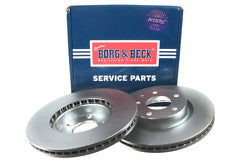 Borg & Beck - BRAKE DISC PAIR - BBD5381 - Fits: Mazda 3 (BM5) 2.0,2.2DT 07/13-