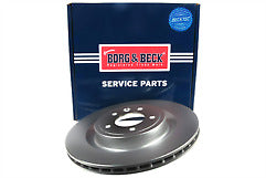 Borg & Beck - BRAKE DISC SINGLE - BBD6108S - Fits: LR R'Rover Sport 3.0TD 04/13-