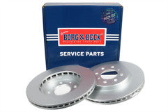 Borg & Beck - BRAKE DISC PAIR - BBD4716 - Fits: Honda Jazz 04-08