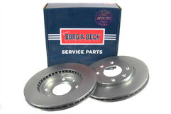 Borg & Beck - BRAKE DISC PAIR - BBD4909 - Fits: Cit AX,Saxo Peu 106,206 91-04