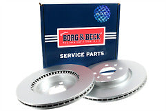 Borg & Beck - BRAKE DISC PAIR - BBD5243 - Fits: Kia Rio III 09/11-