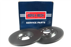 Borg & Beck - BRAKE DISC PAIR - BBD4444 - Fits: Peugeot 407 1.6-3.0 04-