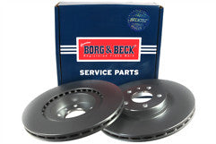 Borg & Beck - BRAKE DISC PAIR - BBD4907 - Fits: Alfa Romeo 147,156,164 88-