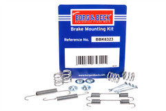Borg & Beck - FITTING KIT - SHOES - BBK6323 - Fits: Nissan Murano 03/05-