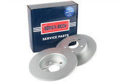 Borg & Beck - BRAKE DISC PAIR - BBD5390 - Fits: BMW 2 Series (F45) 218i 09/14-