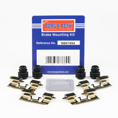 Borg & Beck - FITTING KIT - PADS - BBK1694 - Fits: Fiesta VI 09/12-