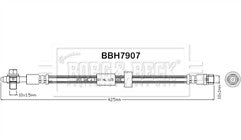 Borg & Beck - BRAKE HOSE - BBH7907 - Fits: VAG Lupo 1.6 GTi (6X1,6E1)