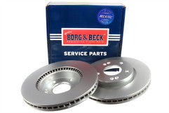 Borg & Beck - BRAKE DISC PAIR - BBD5270 - Fits: "Hyundai i30 15"" wheels 04/07-"