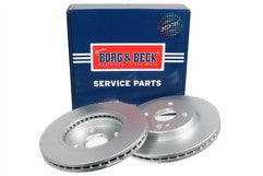 Borg & Beck - BRAKE DISC PAIR - BBD4700 - Fits: Mazda 2 07-
