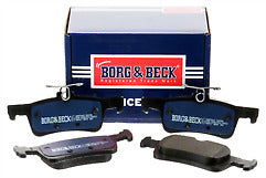 Borg & Beck - REAR BRAKE PADS - BBP2462 - Fits: Peugeot 308 II 09/13-