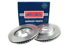 Borg & Beck - BRAKE DISC PAIR - BBD4805 - Fits: Lexus IS220 05-