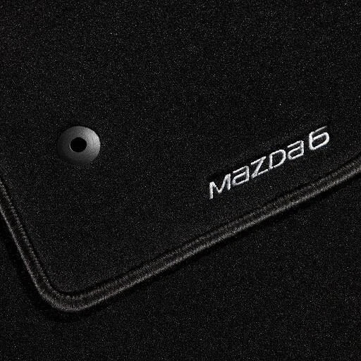 Genuine Mazda 6 Saloon 2012 - 2018 Luxury Front & Rear Tailored Carpet Mat