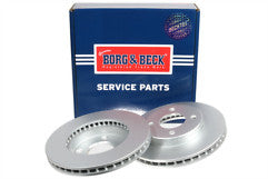 Borg & Beck - BRAKE DISC PAIR - BBD5349 - Fits: Nissan Micra 1.4i 16v 03-08/05