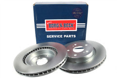 Borg & Beck - BRAKE DISC PAIR - BBD4607 - Fits: Suzuki Grand Vitara 05-