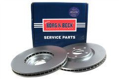 Borg & Beck - BRAKE DISC PAIR - BBD5162 - Fits: Renault Koleos 10/08-