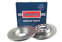 Borg & Beck - BRAKE DISC PAIR - BBD4284 - Fits: Audi A4, VW Passat 01-