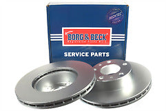 Borg & Beck - BRAKE DISC PAIR - BBD5094 - Fits: Cit/Fiat/Peu. LCV 1994-
