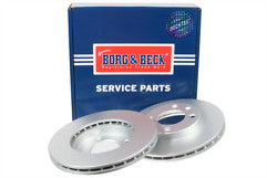 Borg & Beck - BRAKE DISC PAIR - BBD4168 - Fits: Audi,Seat,VW 75-