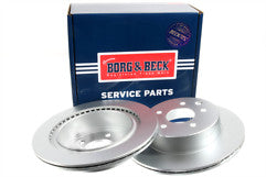 Borg & Beck - BRAKE DISC PAIR - BBD4368 - Fits: Nissan X-Trail 01-