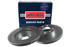 Borg & Beck - BRAKE DISC PAIR - BBD4528 - Fits: Kia Picanto 04/04-