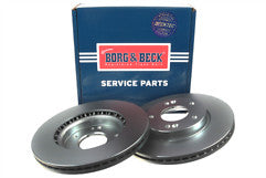Borg & Beck - BRAKE DISC PAIR - BBD5278 - Fits: "Kia Cee'd 15"" Wheels 05/12-"