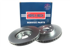 Borg & Beck - BRAKE DISC PAIR - BBD5330 - Fits: Toyota Auris 10/12-
