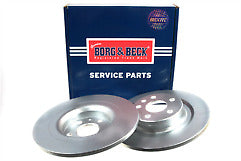 Borg & Beck - BRAKE DISC PAIR - BBD5540 - Fits: "S90 II, V60 11, V90 II 16"" 04/16-"
