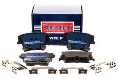 Borg & Beck - REAR BRAKE PADS - BBP2168 - Fits: Chrysler 300C 10/05-06/08
