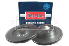 Borg & Beck - BRAKE DISC PAIR - BBD4464 - Fits: BMW 120i, 120d 04-