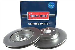 Borg & Beck - BRAKE DISC PAIR - BBD4473 - Fits: BMW 325i,330i,320d  01/05-