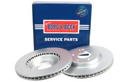 Borg & Beck - BRAKE DISC PAIR - BBD5313 - Fits: "Hyundai i30 15""wheels 06/12-"