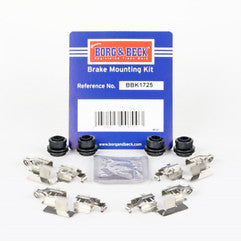 Borg & Beck - FITTING KIT - PADS - BBK1725 - Fits: A5, A6 300mm Disc 02/18-