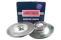 Borg & Beck - BRAKE DISC PAIR - BBD4466 - Fits: BMW 120i 04-