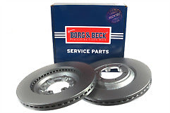 Borg & Beck - BRAKE DISC PAIR - BBD5409 - Fits: Isuzu D-Max 2.5Ddi 4x4 06/12-