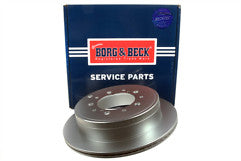 Borg & Beck - BRAKE DISC SINGLE - BBD5834S - Fits: Toyota Landcruiser 4.5D-4D 08-