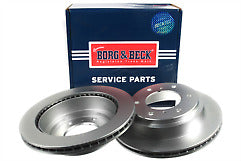 Borg & Beck - BRAKE DISC PAIR - BBD4480 - Fits: Mitsubishi Shogun V6 04/00-